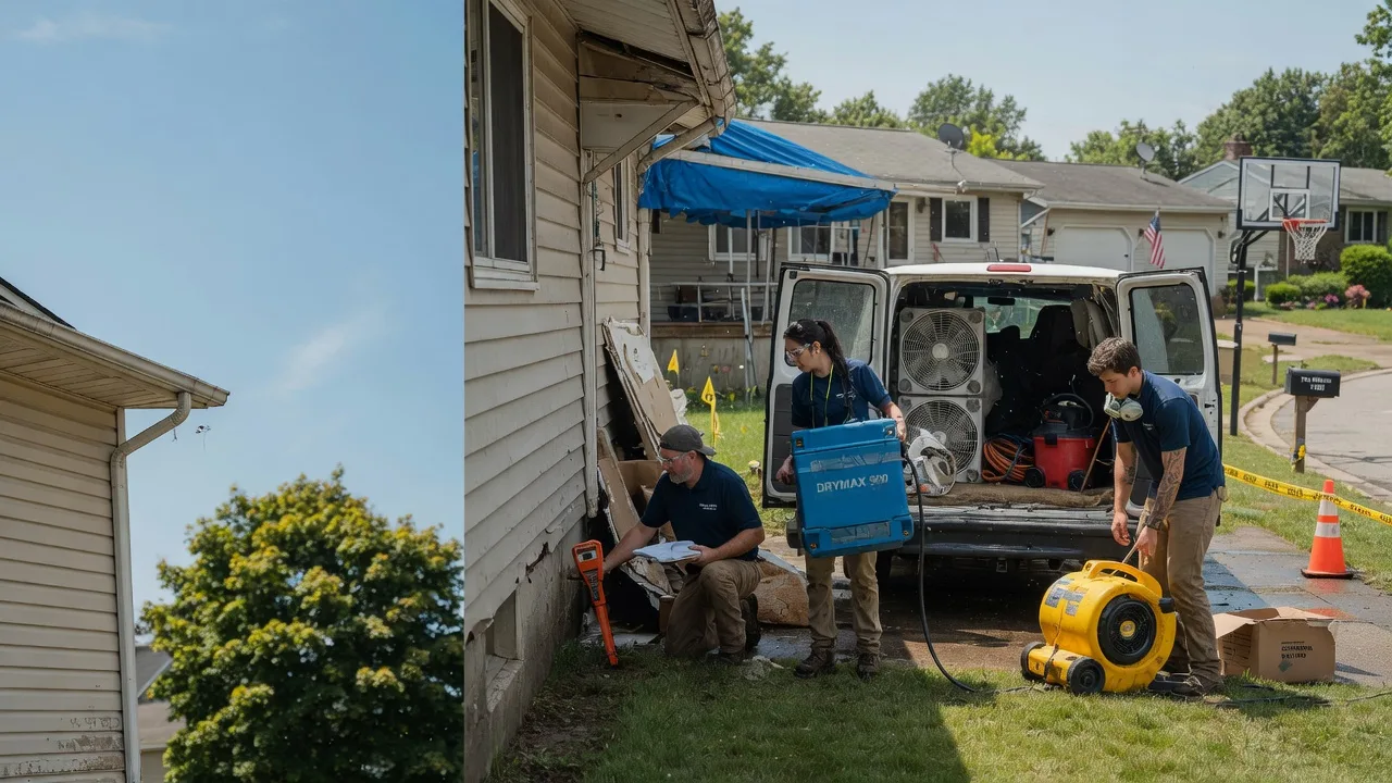 Ceiling Leak Cleanup in Brewster, OH near me